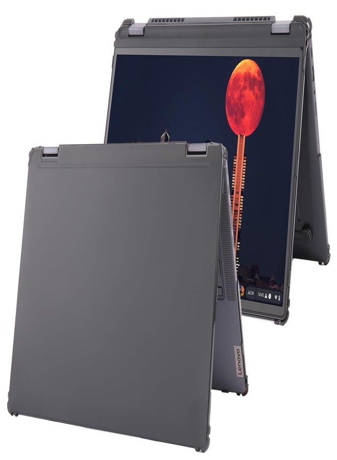 mCover Only Compatible with Lenovo IP Flex 5 Chrome 14IAU7 (Plus) Convertible Chromebook Laptops (Not Fit Other Lenovo Models) (Black) - Image 1