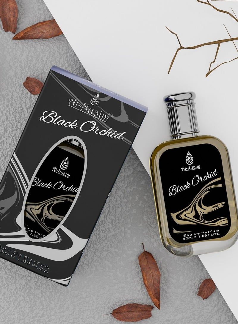 Al Nuaim Al-Nuaim Black Orchid Eau De Parfum for Men & Women - 50ml | EDP Perfume | Long Lasting & Luxury Fragrance - Image 2