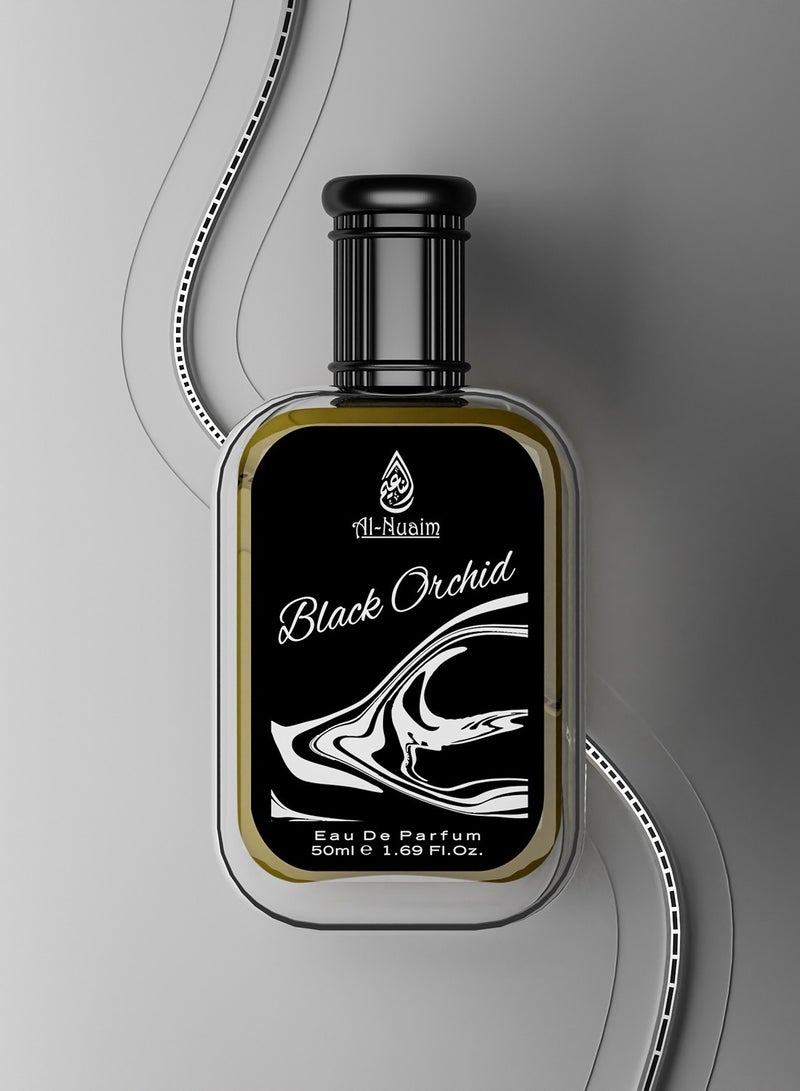 Al Nuaim Al-Nuaim Black Orchid Eau De Parfum for Men & Women - 50ml | EDP Perfume | Long Lasting & Luxury Fragrance - Image 5