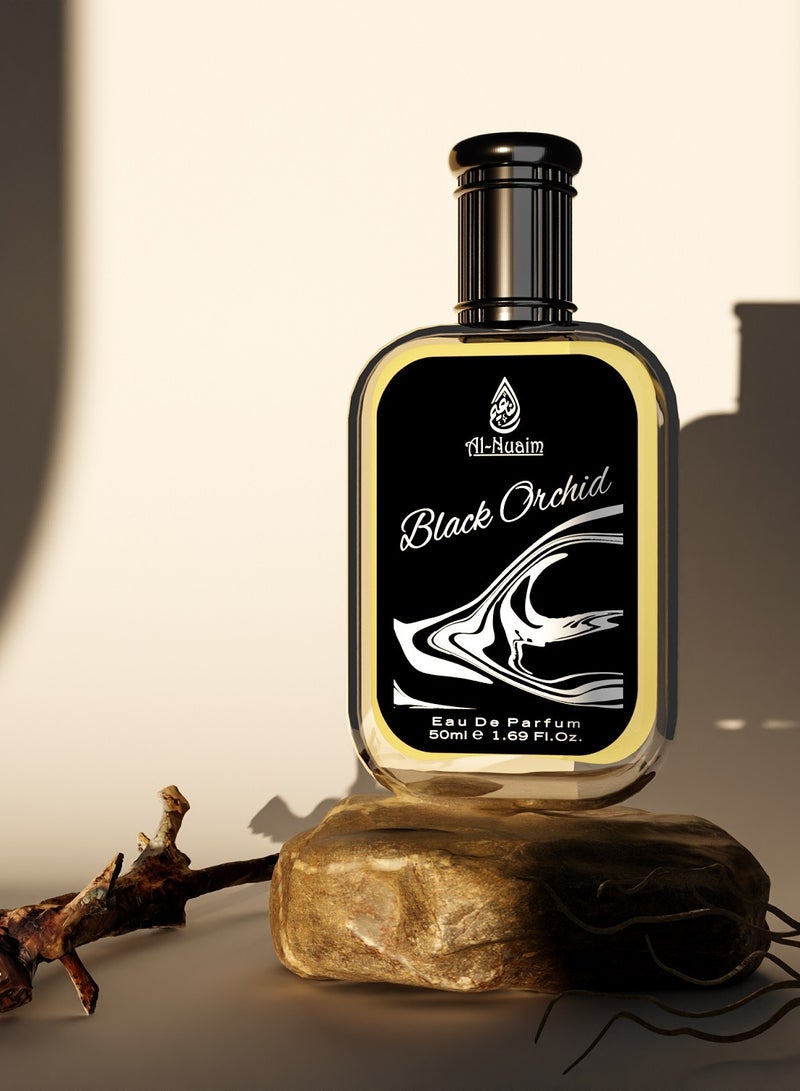 Al Nuaim Al-Nuaim Black Orchid Eau De Parfum for Men & Women - 50ml | EDP Perfume | Long Lasting & Luxury Fragrance - Image 4