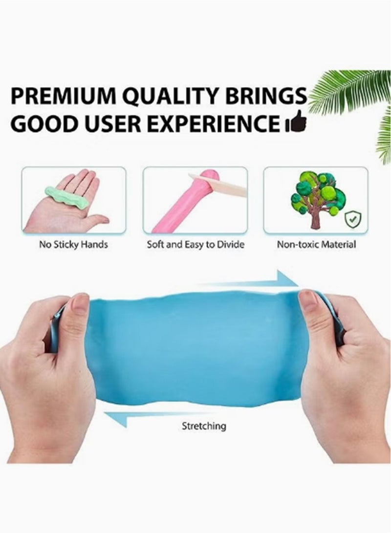 32-color soft clay, plasticine, oven mud tool set - Image 3