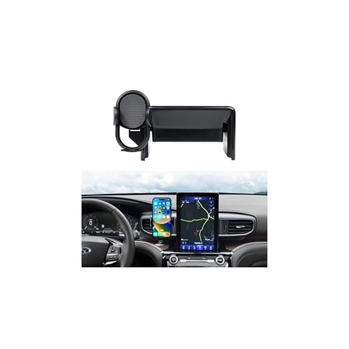 Autorder Car Phone Holder for Ford Explorer 2020-2024 Accessories 10.1-Inch Cell Phone Mount with Dash Organizer Hands-Free 360 Degree Rotation - Image 1