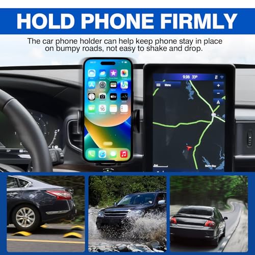 Autorder Car Phone Holder for Ford Explorer 2020-2024 Accessories 10.1-Inch Cell Phone Mount with Dash Organizer Hands-Free 360 Degree Rotation - Image 4