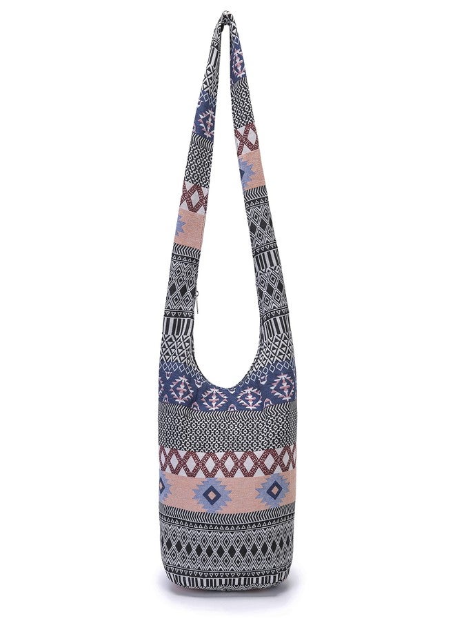 Coton Pose Women Shoulder Handbags Fashion canvas Hippie Crossbody Bags Bohemian Animal Prints Hobo Bags (Pink) - Image 1