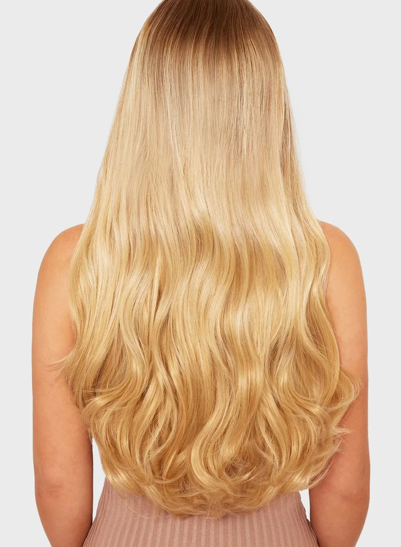 LullaBellz Blowdry 22 Inch 5 Piece Clip In Extensions - Light Blonde