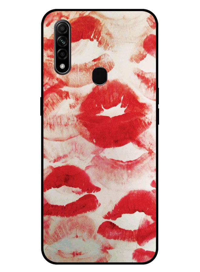 EYE CATCH Printed Protective Case Cover For Oppo A31 -  Red Lipstick - Image 1