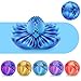 Minleway Gear Ball 3D Printed Cube Fidget ToyGear Sphere Fidget ToysSensory Toys for Stress and Anxiety Relief Desk Toy Fidget SpinnersStocking Stuffers for Adults Kids Gift Aurora Blue 23 Inch - Image 2