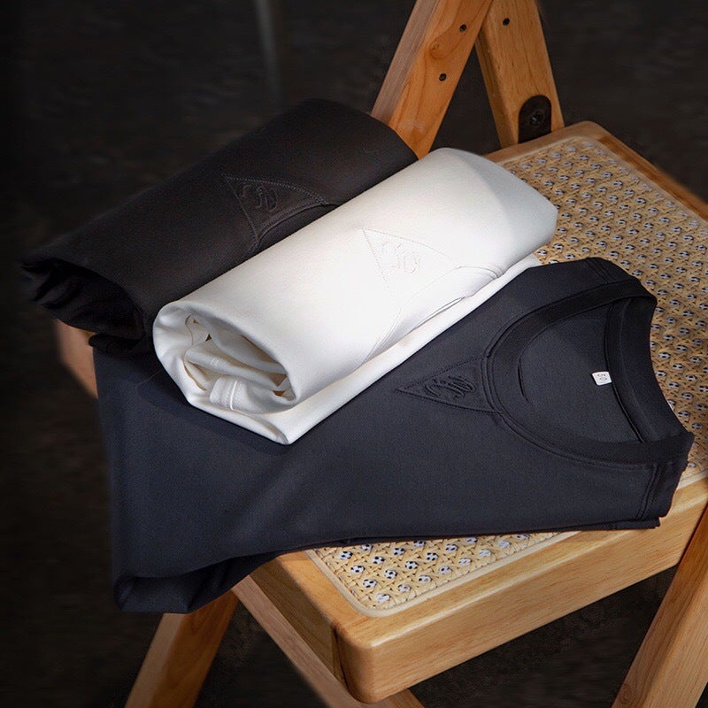 Liquid Water Soft Cotton Skin-friendly Modal All-match Base Shirt Men's Crewneck Short-sleeved T-shirt TX01DS011 - Image 3