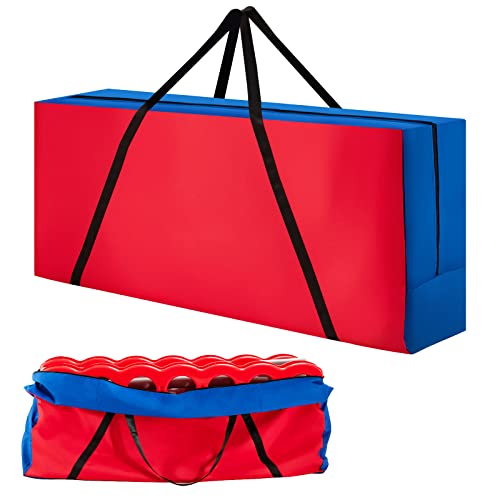 COSTWAY Giant 4 in A Row Carrying Bag Storage Bag for Jumbo 4toScore Giant Game Set Game Set Not Included Carrying Bag for Giant 4 in a Row Connect Game with Ergonomic Handle Durable Zipper - Image 1