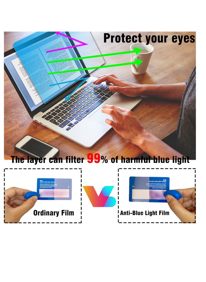 Generic 1Pack Anti Blue Light Laptop Matte Screen Protector Compatible with MacBook Pro 14 inch M4/M3 /M3 Pro /M3 Max/M2/M1 with Model# A3112/A3185/A3401/A2918/A2992/A2779/A2442, Anti Glare Anti Reflection & Reduce Eye Strain  - Image 3