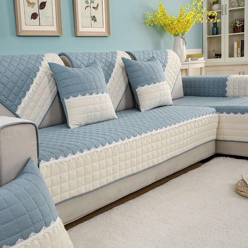 73Hours Sofa Cushion For All Seasons, Universal Fabric Sofa Cover, Simple Sofa Cover, Cushion European Style - Image 1