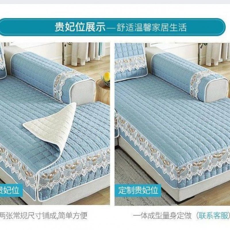 73Hours Sofa Cushion For All Seasons, Universal Fabric Sofa Cover, Simple Sofa Cover, Cushion European Style - Image 4