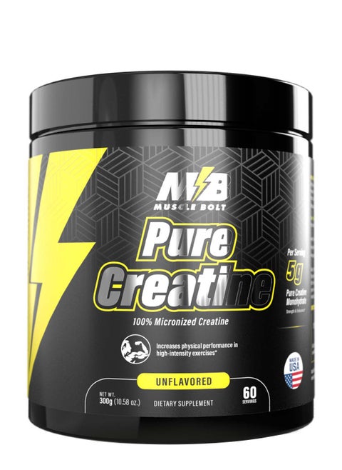 100% Micronized Pure Creatine Supplement For Exercise Performance, Strength And Endurance, Unflavored 300G