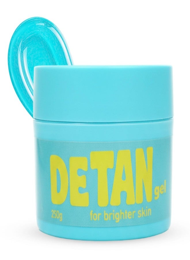 W2 De Tan Gel for Face & Body - Tan Removal with Aloe Vera, Vitamin C & Natural Extracts | Cooling Gel for Men & Women | Suitable for All Skin Types - 250g - Image 1