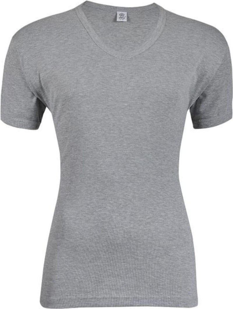 Yıldız Star 62 Men's Rib V Neck Short Sleeve Undershirt 12 Pieces  - Image 2