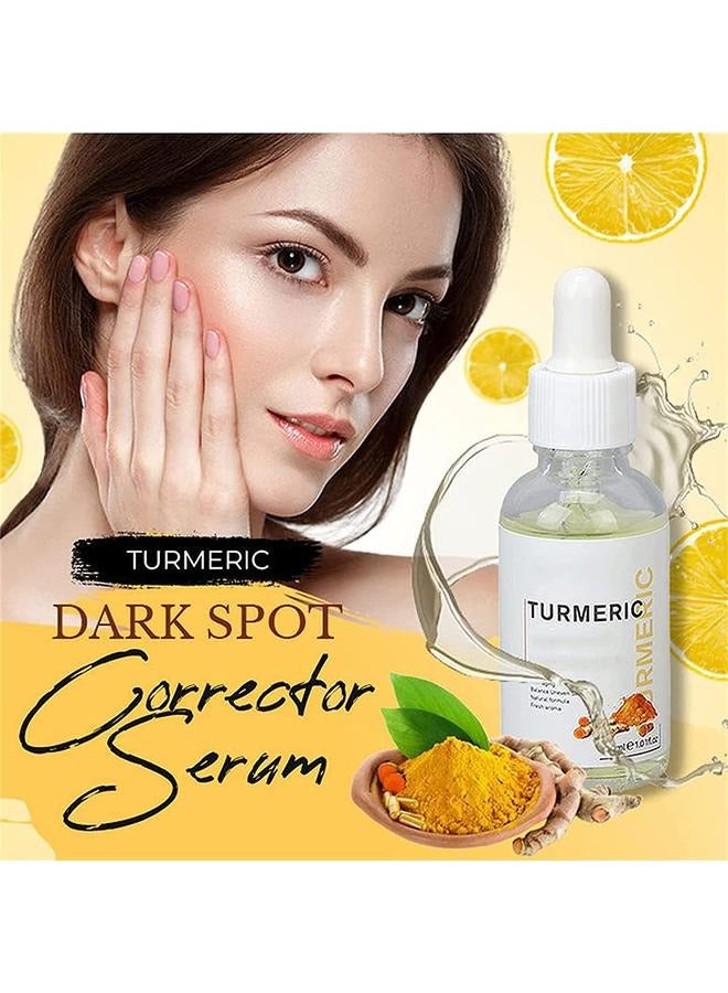 SAUVASINE Turmeric Moisturizing Serum Turmeric Dark Spot Corrector Essential Oil Face Serum Bright Skin Face Whitening Serum - Image 2