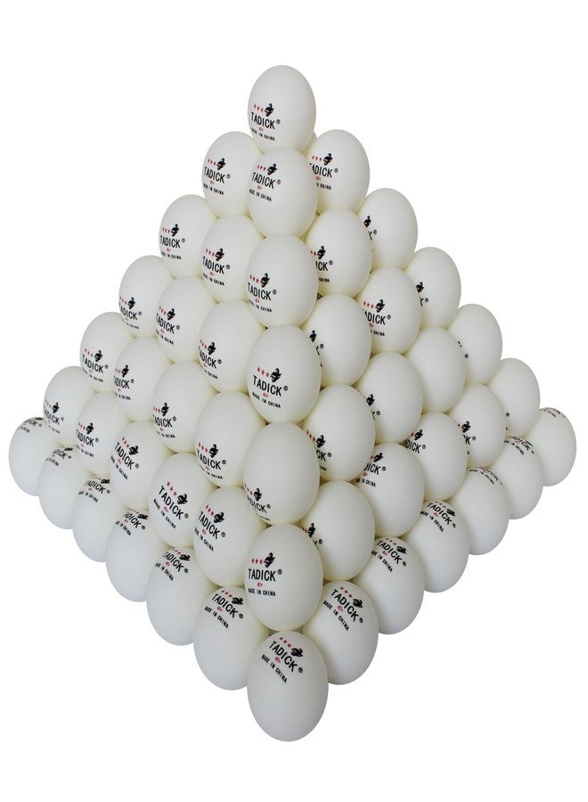 TADICK 140 Pack Practice Ping Pong Balls, 3-Star Training Table Tennis Balls, Bulk Pong Balls (White) - Image 1