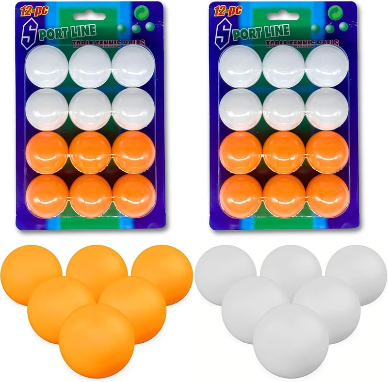 قبو سحري 24pcs Ping Pong Balls - Durable ABS Table Tennis Balls for Indoor/Outdoor Use - Image 1