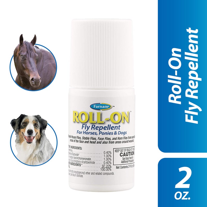 Farnam Roll-On Fly Repellent for Horses, Ponies and Dogs 2 Ounces - Image 2