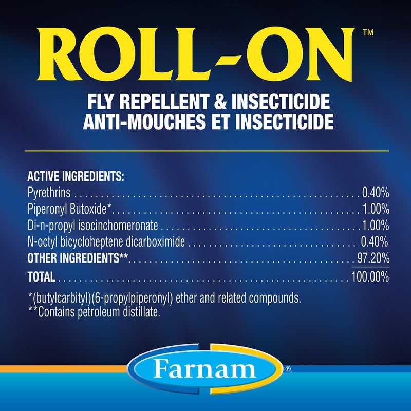 Farnam Roll-On Fly Repellent for Horses, Ponies and Dogs 2 Ounces - Image 3