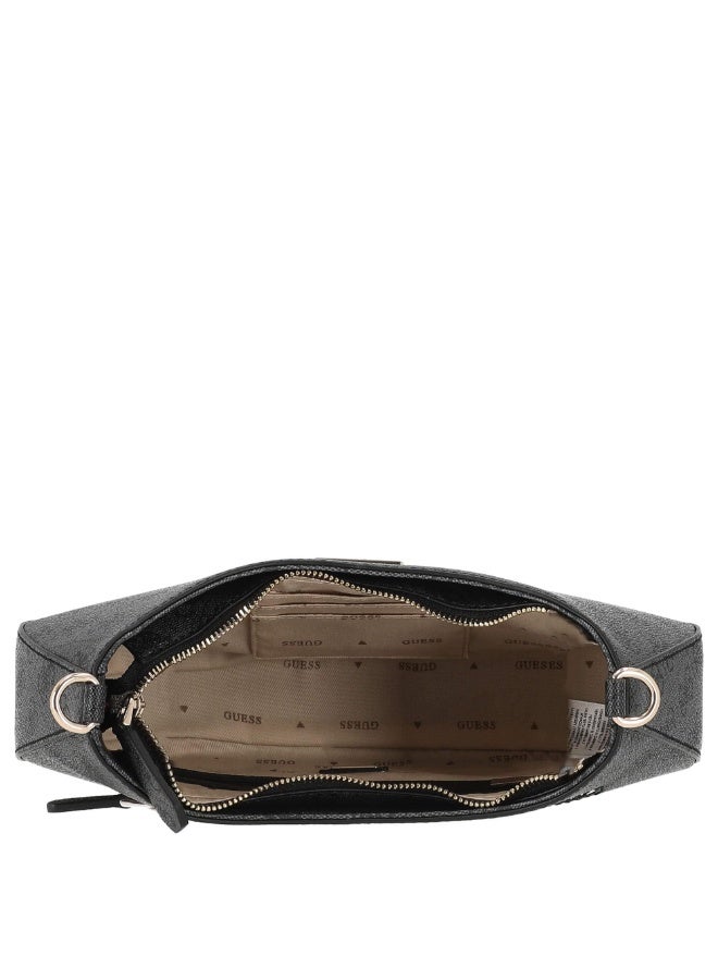 GUESS NOELLE Shoulder Bag Black Print  - Image 5