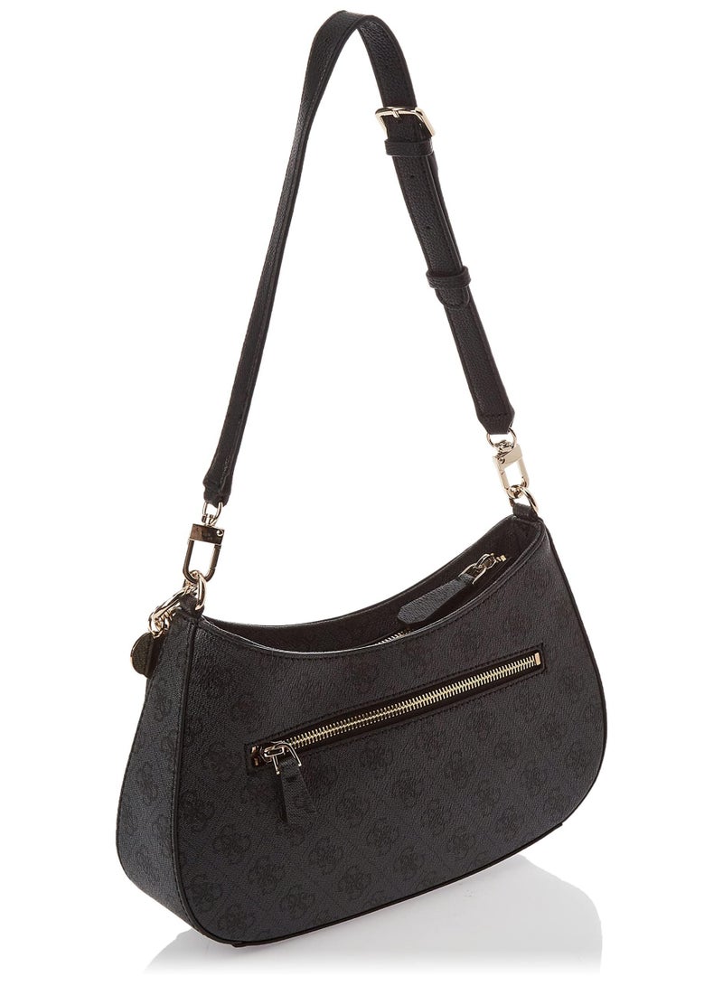 GUESS NOELLE Shoulder Bag Black Print  - Image 2