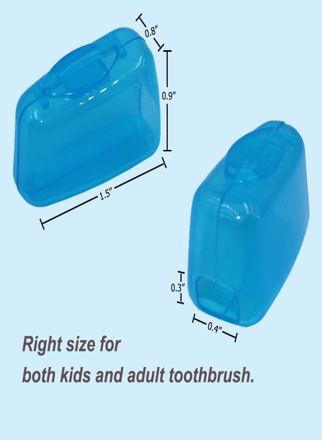 V-TOP 20 Pack Travel Toothbrush Head Covers, Portable Toothbrush Pod Caps Case Protector for Home and Outdoor - Image 4