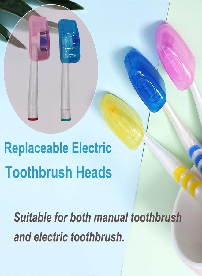 V-TOP 20 Pack Travel Toothbrush Head Covers, Portable Toothbrush Pod Caps Case Protector for Home and Outdoor - Image 2