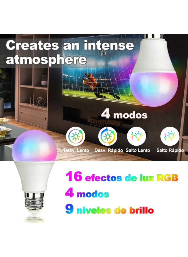 DYSWEI RGB LED Bulb with Remote Control, 16 Colors, Dimmable, for Home and Decoration - Image 3