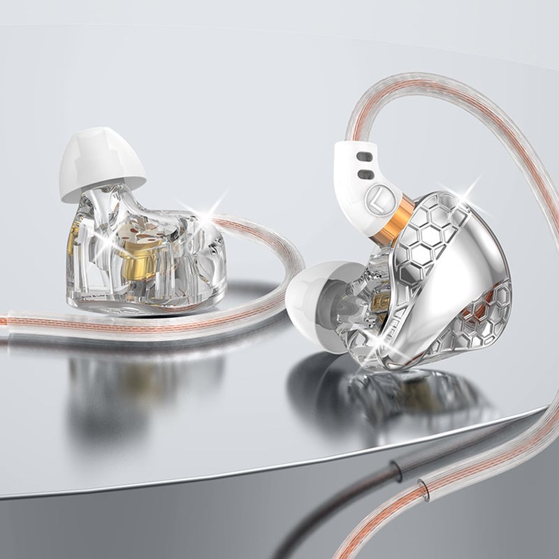 BZINK 2 Pack in Ear Monitor Headphones, H89 IEM Earphones Wired Earbuds with Microphone for Gaming Music, Powerful Bass Crystal Clear Sound Ear Buds, Earbuds for Computer,School,PC,Students 3.5 Plug - Image 5