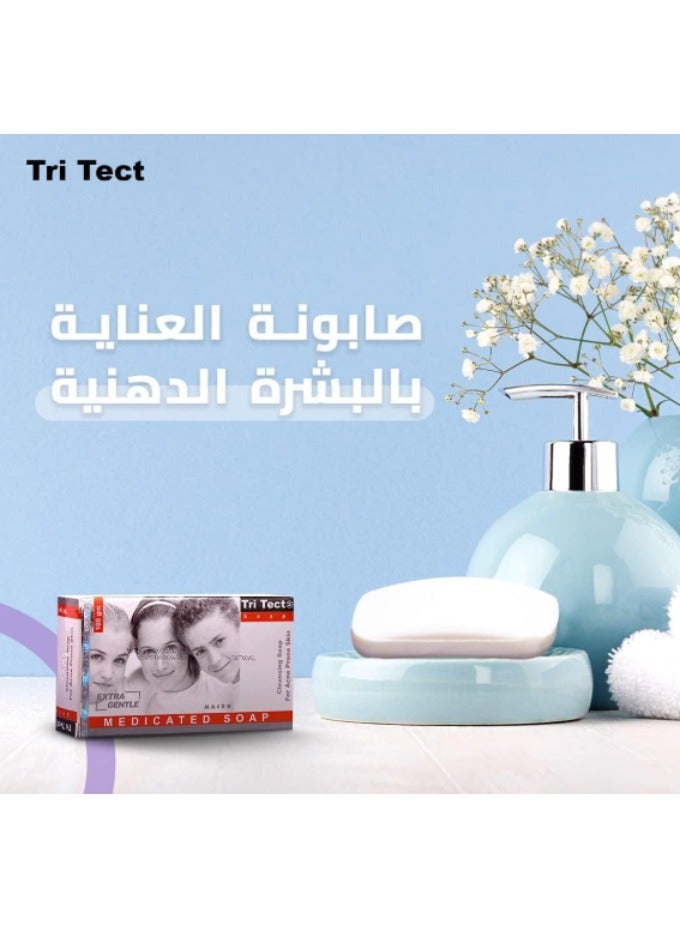 صابون تري تكت لعلاج حب الشباب (١٠٠ جرام) - منظف لطيف بحمض الساليسيليك لبشرة صافية