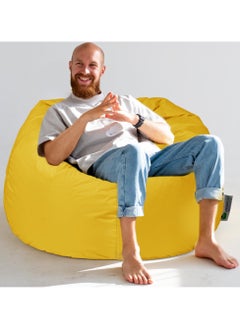 ANDERSON Anderson Large Waterproof Comfortable Beanbag Relaxing Chair Yellow Colour  - Image 2