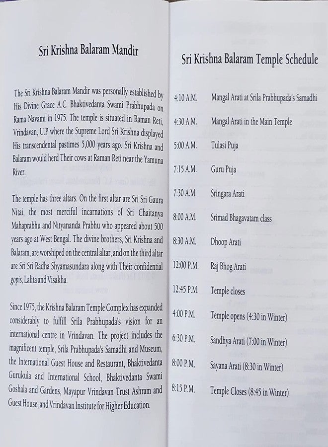 Devine Vrindavan Radha Krishna Spiritual Diary 2026 From Vrindavan || Journal (Hare Krishna) - Image 5