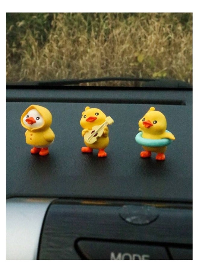 Generic Car Decoration 3 Piece Cute Duck-Shaped Interior Accessories Set  - Image 3