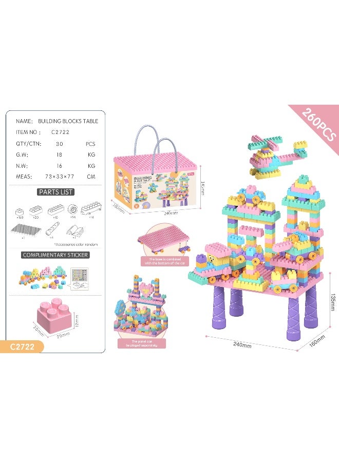 XiuWoo DIY Particle Building Block Table Toy Set 