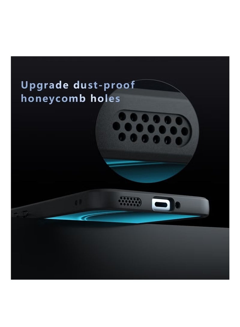 Case for OPPO Reno14 F 5G, Frosted Translucent Back Protective Slim Phone Cover, Anti-Fingerprints, Anti-Fall Drop Protection, Shockproof Case for OPPO Reno14 F 5G (Black) - Image 3