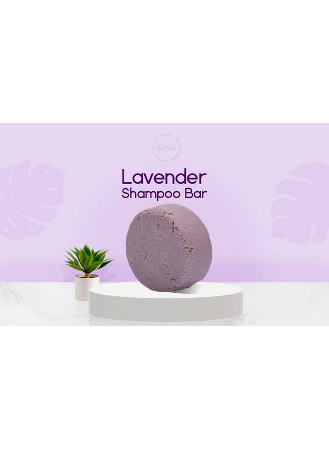 BeNat Allnatural Shampoo Bars Handmade & Sulfate Free Shampoo Bar Nourishes Your Follicles With Antioxidants To Support Strong And Healthy Hair Lavender Zerowaste Ecofriendly - Image 4