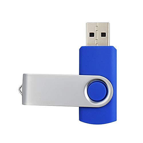 Aiibe 8 GB Flash Drive 10 Pack USB Flash Drives 8G USB 2.0 Memory Stick Thumb Drive Data Storage Swivel Keychain Design Pen Zip Drives Wholesale/Lot/Bulk (10 Pack, 8GB, Blue) - Image 5