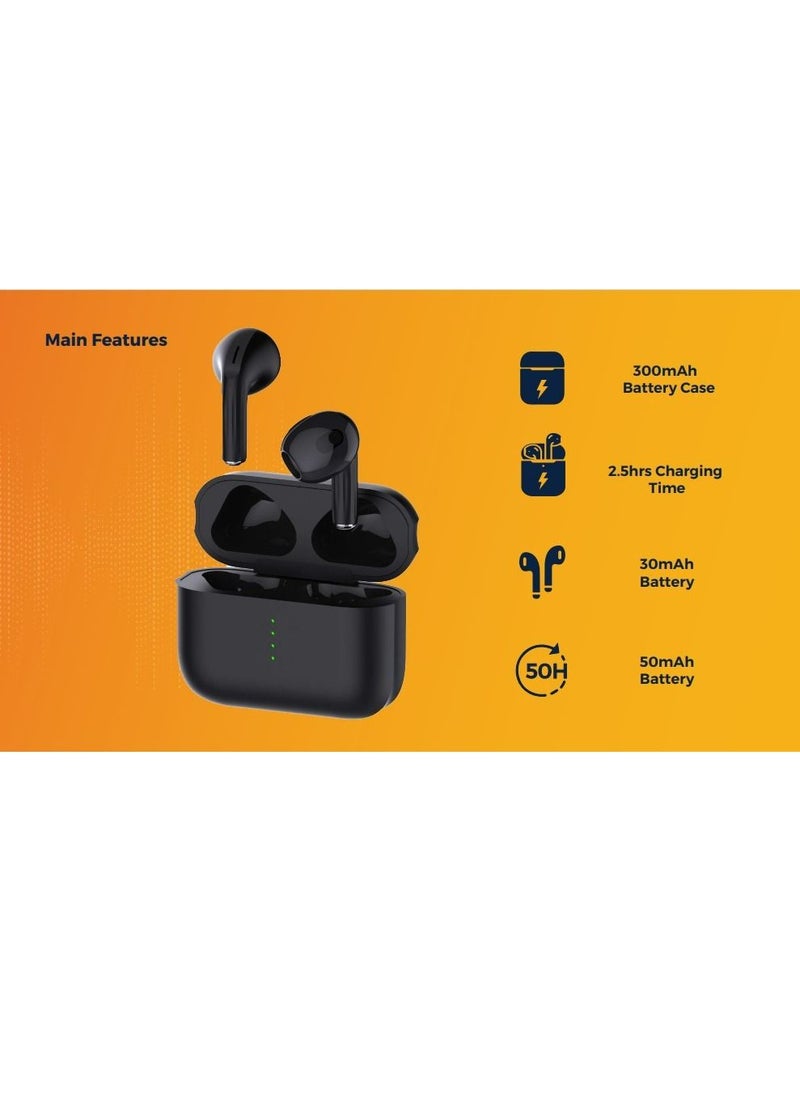 Smart Smart | T-Pro True Wireless Stereo In-Ear Earphone - Bluetooth (White)  - Image 3