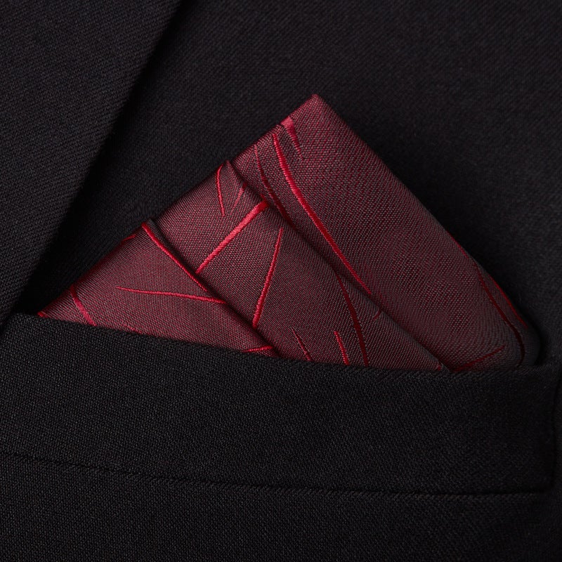 Men'S Suit Pocket Square Men'S Shirt Handkerchief Formal Suit Chest Scarf Small White - Image 4