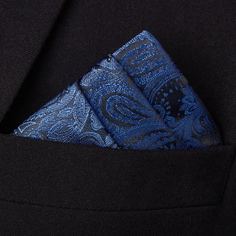 Men'S Suit Pocket Square Men'S Shirt Handkerchief Formal Suit Chest Scarf Small White - Image 3