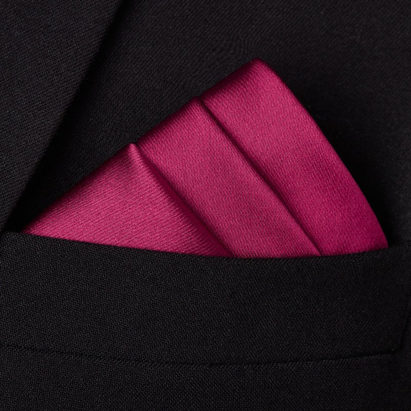 Men'S Suit Pocket Square Men'S Shirt Handkerchief Formal Suit Chest Scarf Small White - Image 5