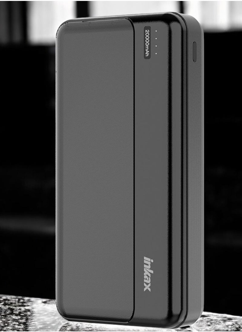 إنكاكس 20000mAh مؤشر LED عالي السعة شحن سريع باور بانك للهاتف المحمول  - Image 1