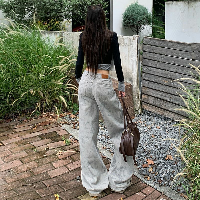 Unisex Classic Denim Jeans Loose Fit Daily Outdoor Wear - Image 2