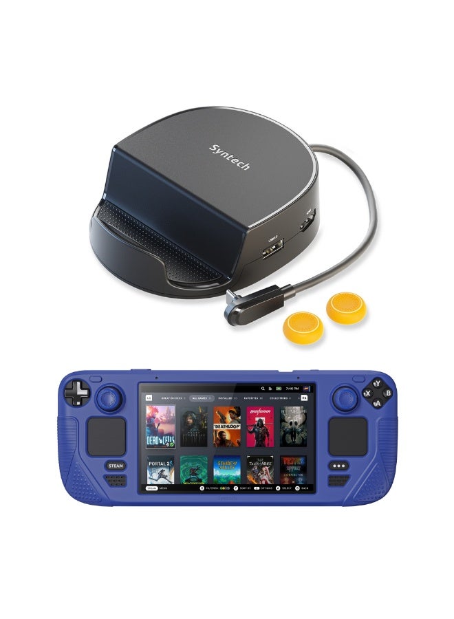 Syntech M53L | Protective Case for Steam Deck & Steam Deck OLED | Blue  - Image 2
