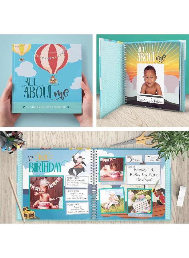 RubyRoo Baby كتاب ذكريات الطفل الأول من روبي رو + دفتر يوميات الطفل - Image 3