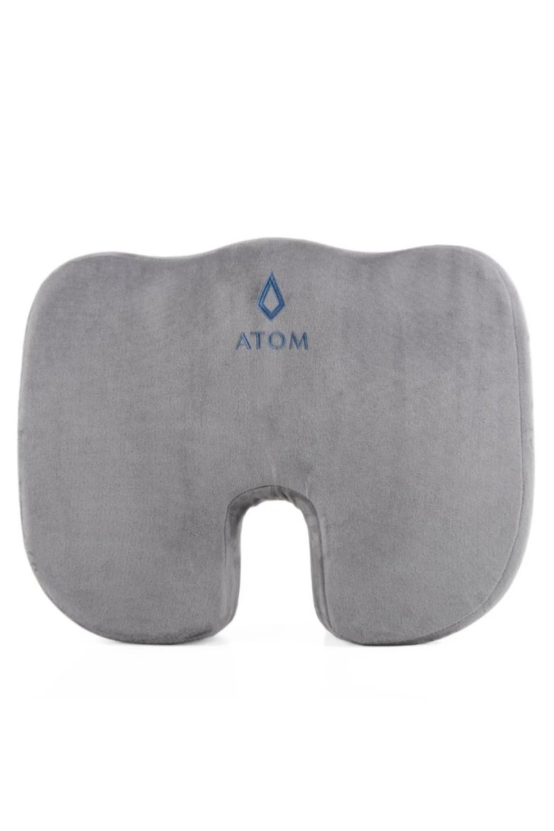 أتوم وسادة مقعد من أتوم - رمادي - Image 1