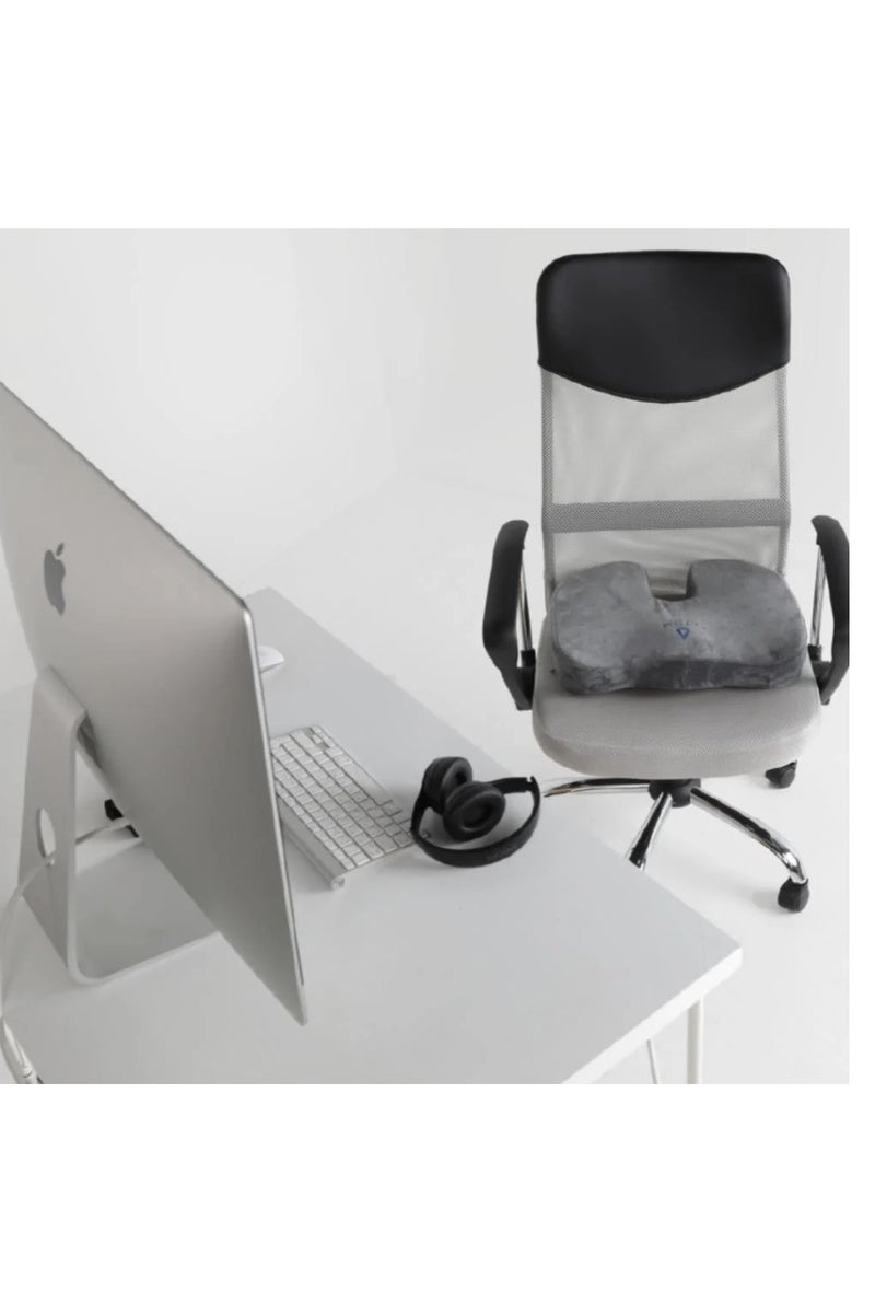 أتوم وسادة مقعد من أتوم - رمادي - Image 5