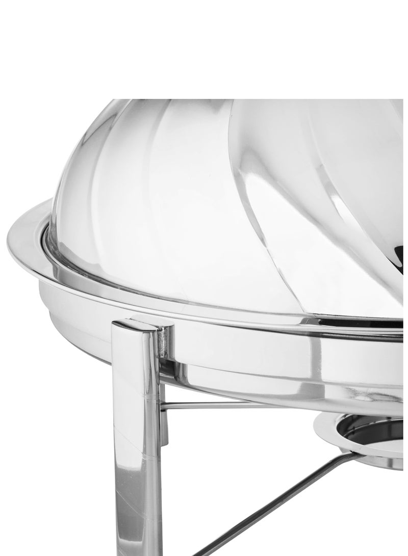 Dania 50cm Stainless Steel Buffet Warmer with Silver Lid  - Image 3