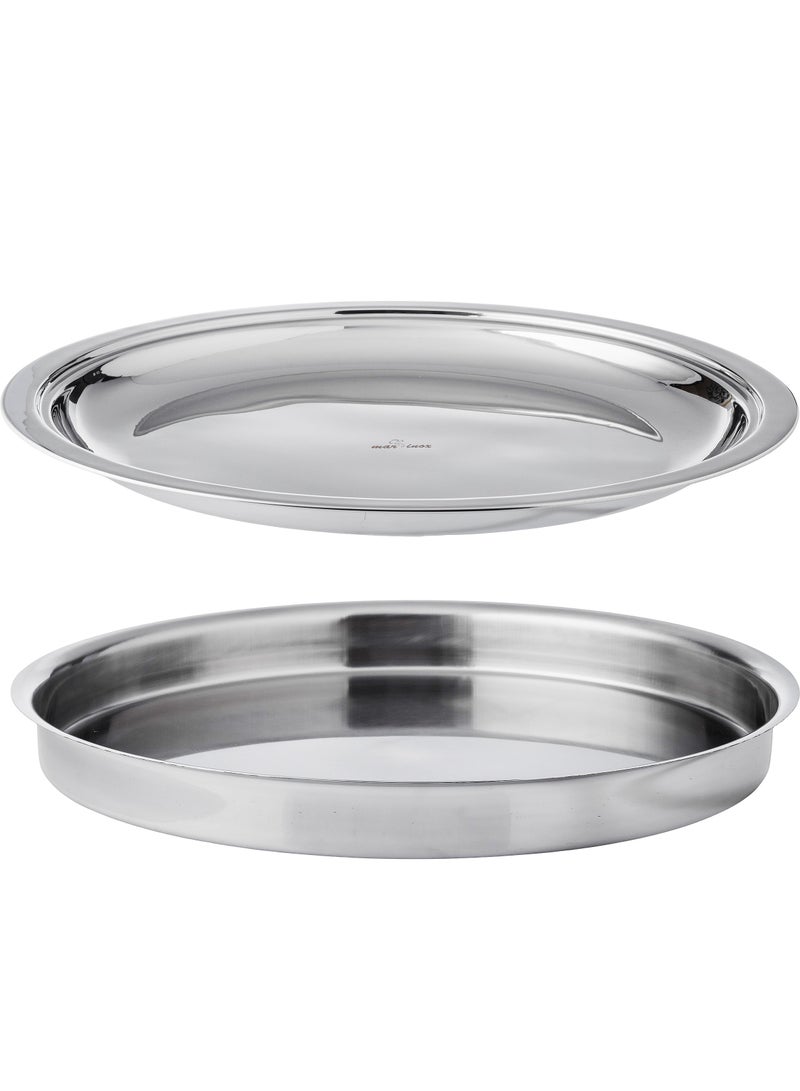 Dania 50cm Stainless Steel Buffet Warmer with Silver Lid  - Image 5